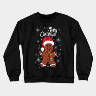 Gingerbread Wear Santa Hat Christmas Costume Cookie Bakers Crewneck Sweatshirt